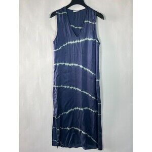 Equipment Femme Silk Maxi Dress Sleeveless‎ Small Tie Dye Boho Hippie Festival